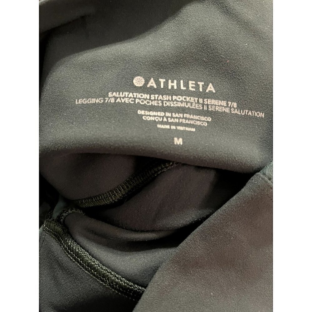 Women's Athleta Green Legging Yoga Pants, Size Medium - Picture 2 of 6